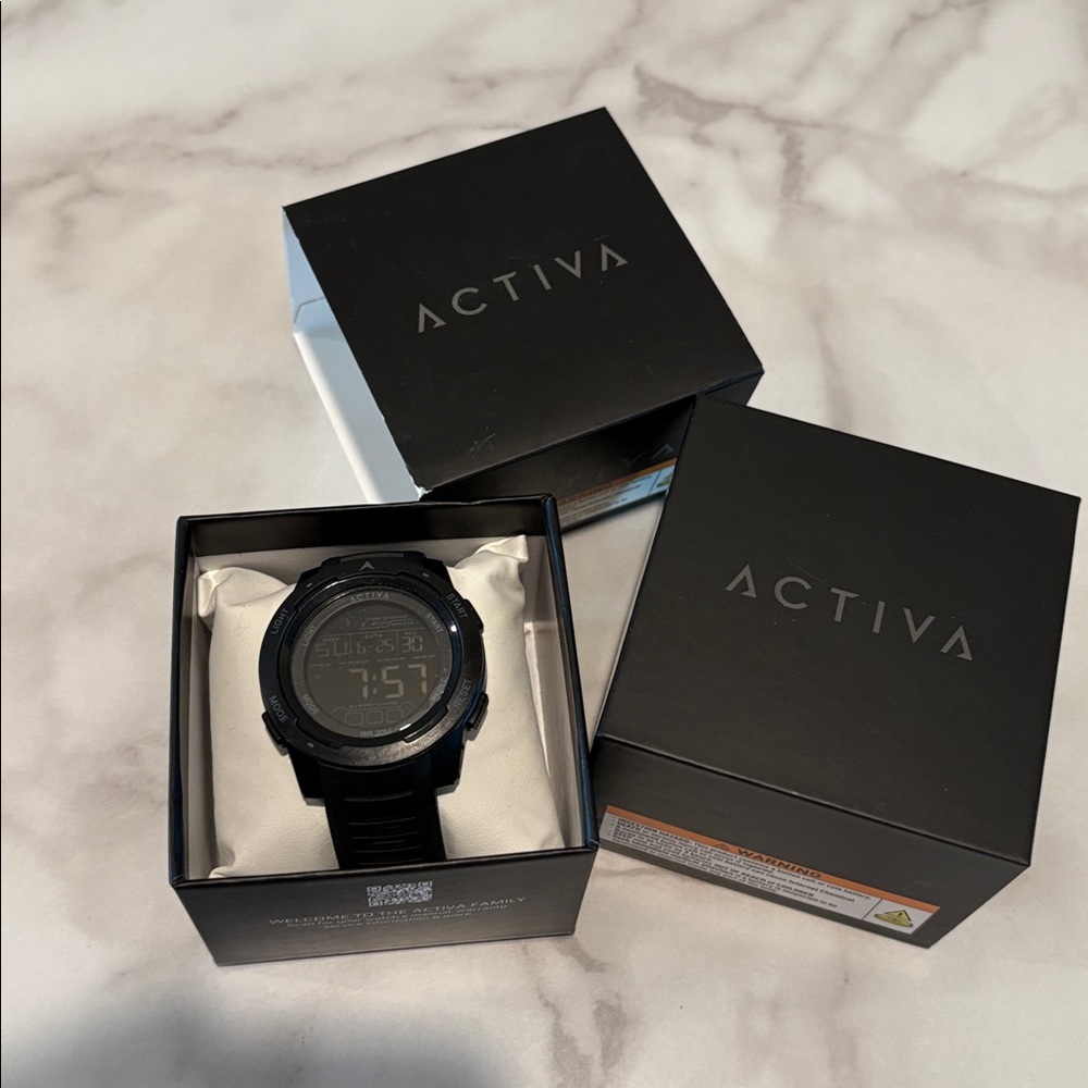 NWT Activa X Invicta Digital Men's Watch - 45mm, Black